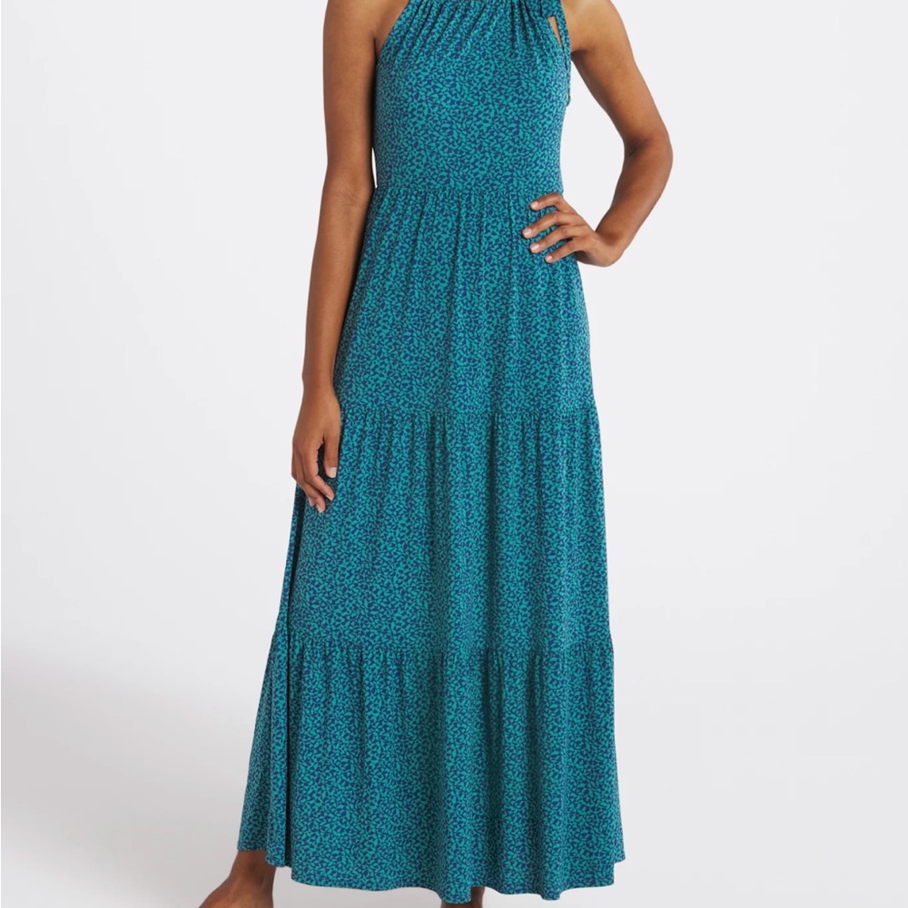 Summer Blue Maxi Dress - medium